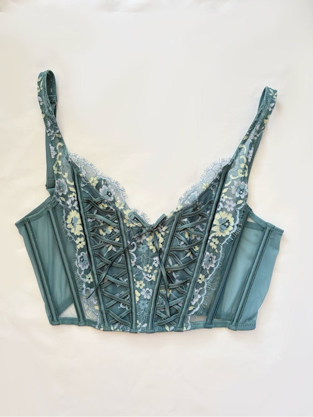Victoria’s Secret teal corset top